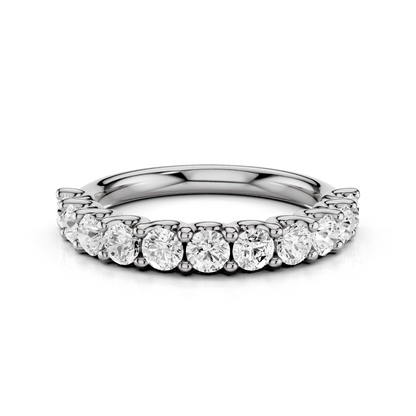 U Shape Shared Prong Ring Total Diamond Carat Weight 1.00ct