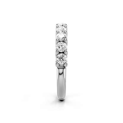 U Shape Shared Prong Ring Total Diamond Carat Weight 1.00ct